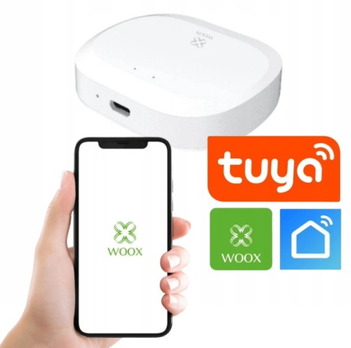 Датчик затопления, Датчик утечки уровня воды, Беспроводная связь Tuya SMART WOOX