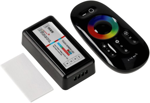 КОНТРОЛЛЕР Контроллер ДИСТАНЦИОННЫЙ ДЛЯ RGB RF СВЕТОДИОДНОЙ ЛЕНТЫ (Радиоволны) Черный