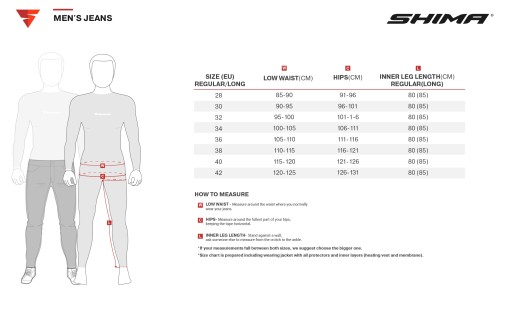 SHIMA GIRO мотоциклетные брюки-карго джинсы 34/32