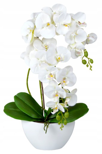 SZTUCZNY STORCZYK orchidea kwiaty sztuczne JAK ŻYW