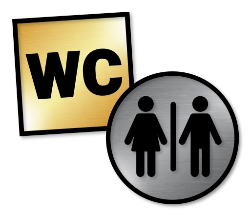 Tabliczka informacyjna WC