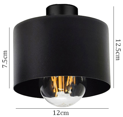 ПОТОЛОЧНЫЙ СВЕТИЛЬНИК PB-4PL LED, LOFT, ЦИЛИНДР E27