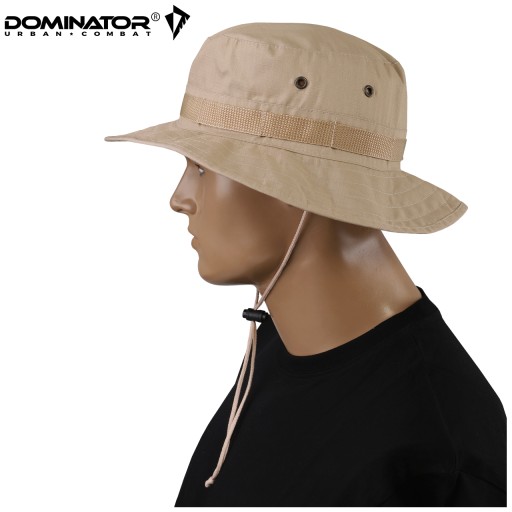 Польская военная шапка DOMINATOR BOONIE Хлопок Rip-Stop Бежевый Хаки