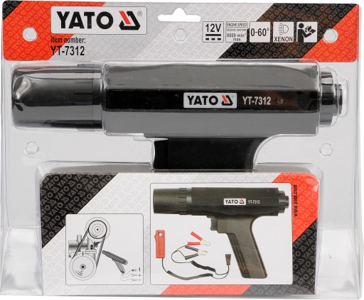 СТРОБОСКОПИЧЕСКАЯ ЛАМПА YATO ДЛЯ РЕГУЛИРОВАНИЯ ЗАЖИГАНИЯ