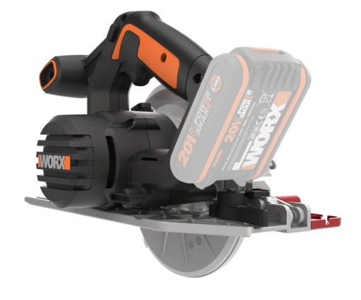 Аккумуляторная циркулярная пила WORX WX530.9 165 мм