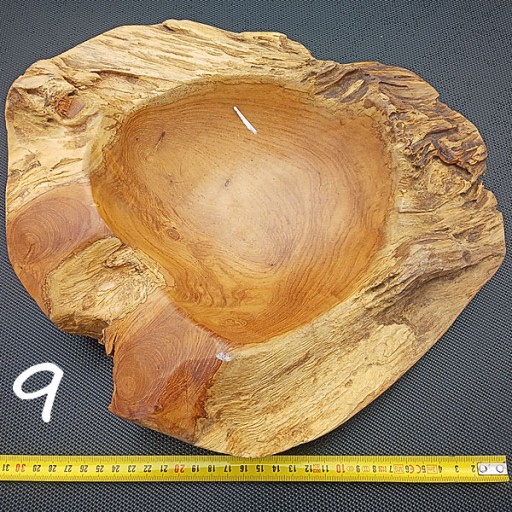 Patera Tekowa MISA Drewno TEAK 30-33cm Elegancka, Gładka
