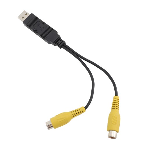 Adapter wyjścia wideo USB na CVBS Wideo HD Łatwy w użyciu adapter