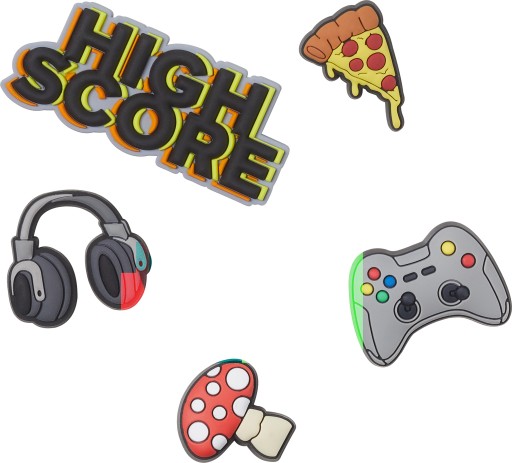 Булавки для обуви Crocs Jibbitz OG Gamer 5 шт.