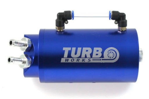 МАСЛОУЛОВИТЕЛЬ 0.7Л 15ММ TURBOWORKS СИНИЙ