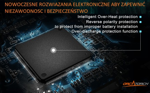 Фонарь для дайвинга Orca Torch D700