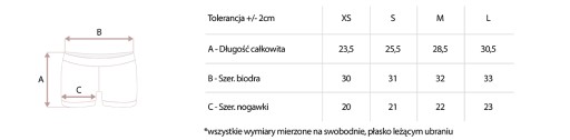 DAMSKIE KRÓTKIE SPODENKI GIMNASTYCZNE NA FITNESS TANIEC CHABROWE XS