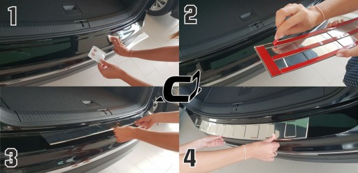 Накладка на бампер Subaru Forester III 2008-2013 гг.
