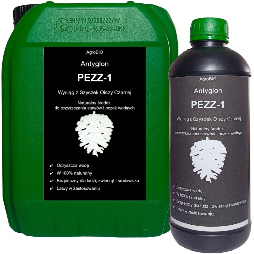 ЭКСТРАКТ ШИШЕК ЧЕРНОЙ ОЛЬХЫ 20л PEZZ-1 НАТУРАЛЬНЫЙ АНТИГЛОН ДЛЯ ПРУДА