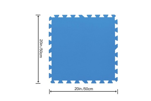 Пенный коврик для бассейна 50 x 50 см Синий Bestway 58220