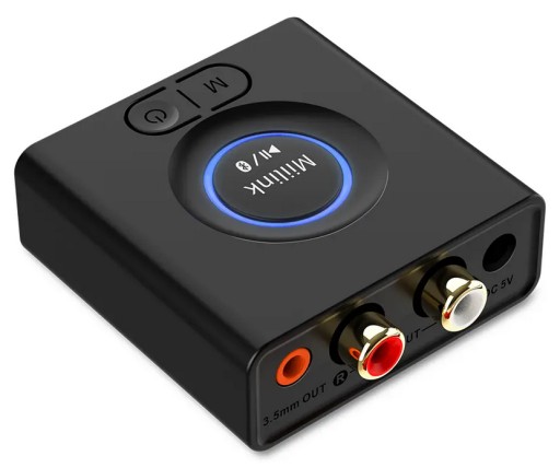 Аудиоресивер Bluetooth 5.0 Jack 2 RCA Miilink 1Mii ML200 aptX Диапазон 50 м