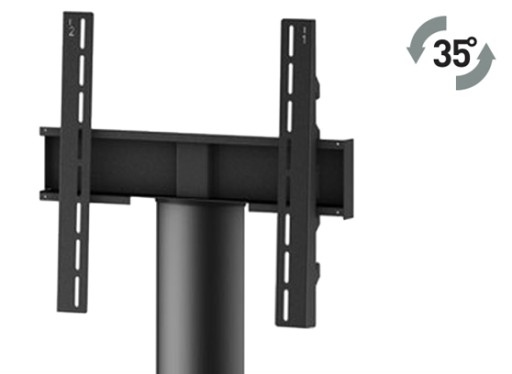 SZAFKA STOLIK RTV UCHWYT DO TV 26'' - 42'' SONOROUS NEO95 CLEAR / BLACK
