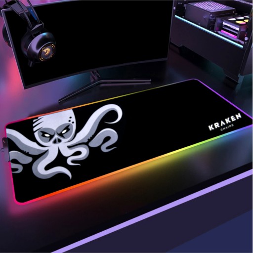 КОВРИК ДЛЯ ИГРОВОЙ МЫШИ СО СВЕТОДИОДНОЙ ПОДСВЕТКОЙ XXL