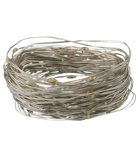 LAMPKI CHOINKOWE ŁEZKI 100 LED CIEPŁA BIEL 10 M