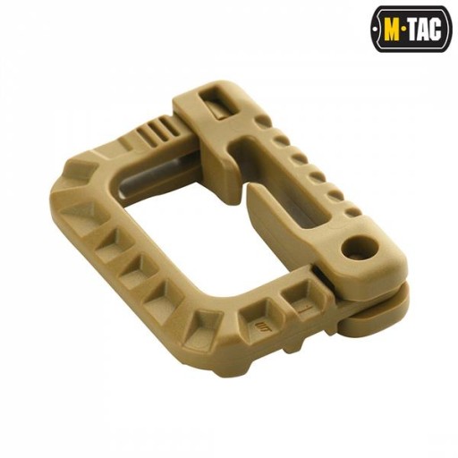 Пластиковый карабин M-Tac MOLLE, цвет «койот-браун»
