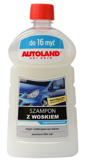 AUTOLAND ШАМПУНЬ С СУПЕР КОНЦЕНТРАТОМ ВОСКОВ 0,5л