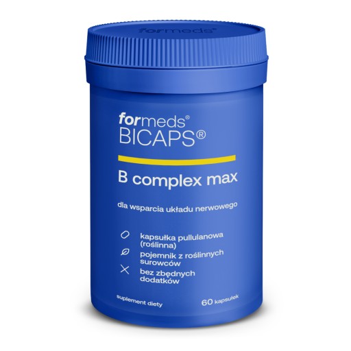 Формированные BICAPS B Комплекс Max Vitamins Complex из капсул группы B 60