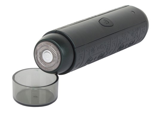TRYMER DO NOSA UCHA USZU BRWI GOLARKA DLA MĘŻCZYZN 2w1 AKU USB 3W NASADKI