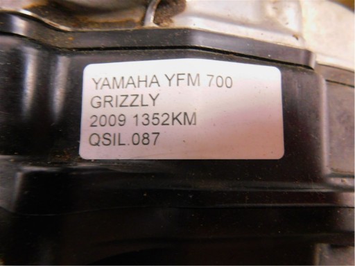 ДВИГАТЕЛЬ YAMAHA YFM 700 GRIZZLY 2009 1352КМ