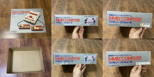 Семейный компьютер Nintendo Famicom (NES) в коробке — как Pegasus