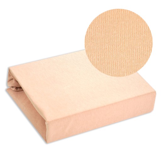 Prześcieradło Grube Jersey 140x200 z Gumką Bawełna