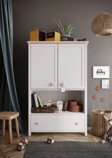 Секретарь Sheller Shelf Girl White Pink