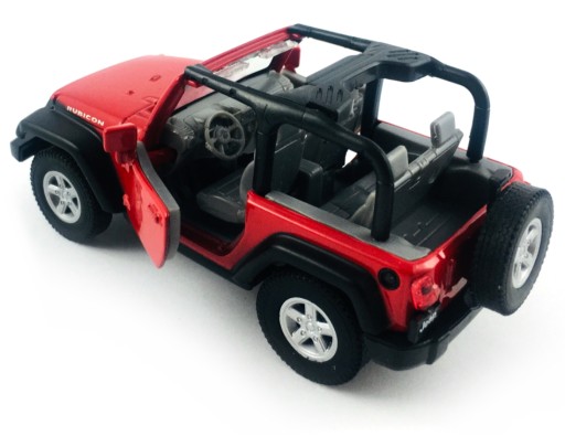JEEP WRANGLER RUBICON МОДЕЛЬ WELLY 1:34 КРАСНЫЙ