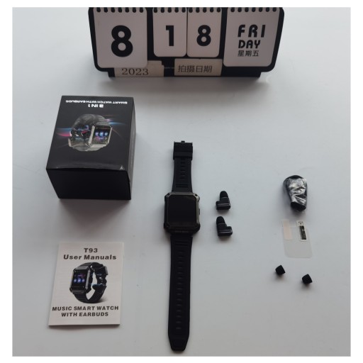 SMARTWATCH МУЖСКИЕ ЧАСЫ 4 ГБ МНОГОФУНКЦИОНАЛЬНЫЕ ФИТНЕС С НАУШНИКАМИ BLUETOOTH