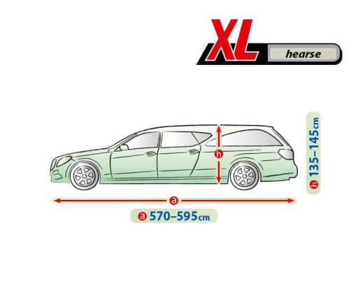 Plandeka Karawan Pogrzebowy zabudowany na osobowych MOBILE GARAGE XL hearse