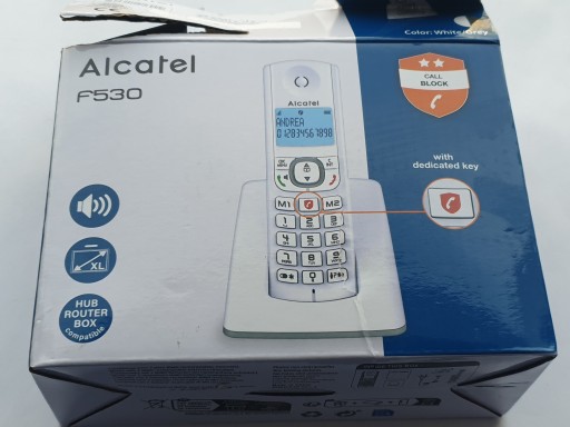 Alcatel F530 Беспроводной телефон набор польского языка