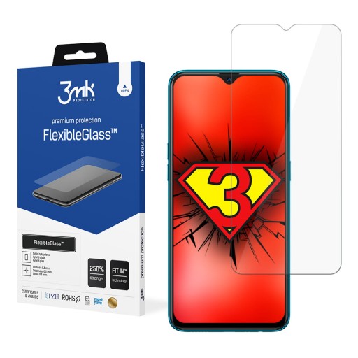 Гибридное стекло 3MK FlexibleGlass для Realme C11