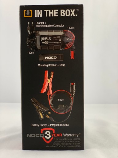 ВЫПРЯМИТЕЛЬНОЕ ЗАРЯДНОЕ УСТРОЙСТВО NOCO GENIUS 5 6В 12В 5А