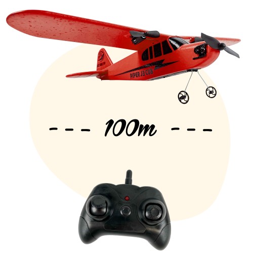 Samolot Zdalnie Sterowany dla Początkujących RC Piankowy Piper J-3