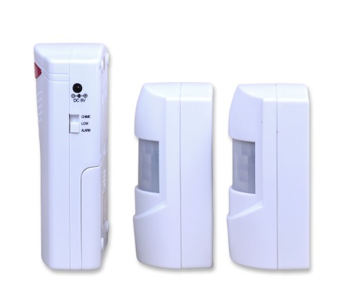 ORNO 2x CZUJNIK RUCHU + ALARM SYGNALIZATOR WEJŚĆ