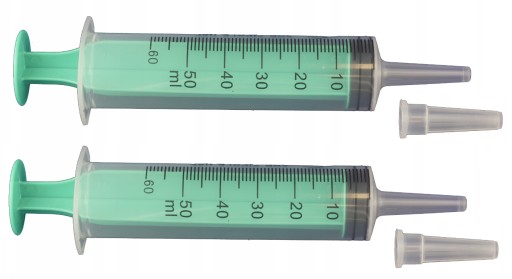 STRZYKAWKA CEWNIKOWA 50 ml STERYLNA - 2 SZTUKI