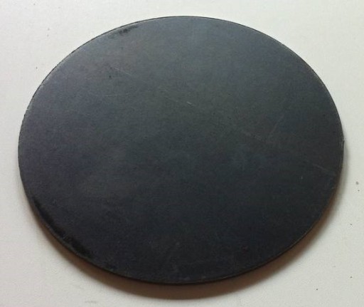 BLACHA STALOWA formatka okrąg ze stali 1mm, fi 300