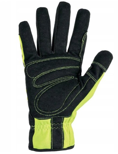 Светоотражающие профессиональные перчатки YEMA с подвеской EN388 Hi-Viz 10