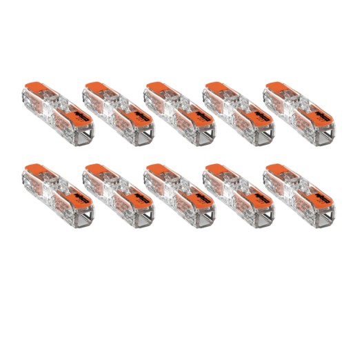 10x WAGO ZŁĄCZKA PRZELOTOWA 221-2411 2x0,2-4mm2