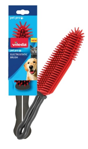 ЭЛЕКТРОСТАТИЧЕСКАЯ ЩЕТКА VILEDA PET PRO ДЛЯ СУХИХ ЖИВОТНЫХ СОБАК КОШЕК