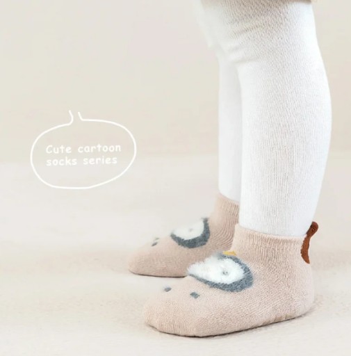 Stopki skarpetki antypoślizgowe frotte Anti-Slip z ABS MIŚ 80-86-92 1-2L