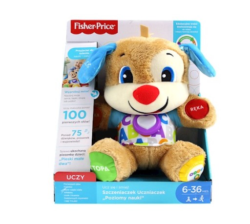 Плюшевый щенок Fisher-Price «Учись и смейся» fpm71