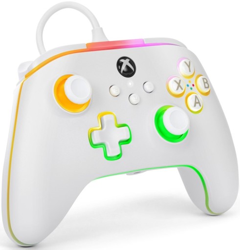 PowerA Pad przewodowy Advantage Lumectra biały do Microsoft Xbox Series XS