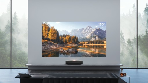 СГИМИ АУРА | Лазерный телевизор 4K со звуковой панелью Harman/Kardon |