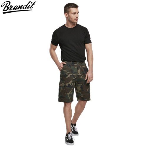 КОРОТКИЕ МУЖСКИЕ ШОРТЫ-КАРГО BRANDIT BDU CAMO WOODLAND 7XL