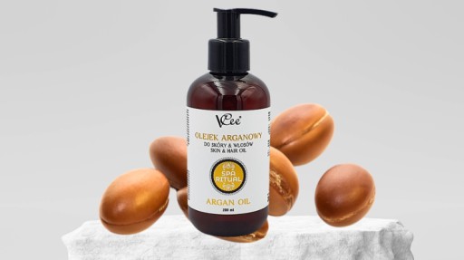 OLEJEK ARAGANOWY ORYGINALNY WEGAŃSKI DO TWARZY VCEE 200ML