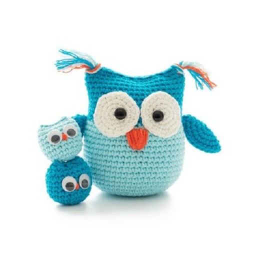 Кройник набор для начинающих DIY Needlecraft Crochet Complete Blue Pink